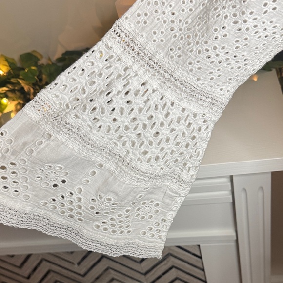 Ralph Lauren White Eyelet Blouse - Picture 4 of 5